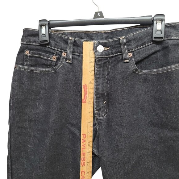 Levi’s Nouveau Bootcut Black 515 Cut Stretch Jeans Low Rise Womens Size 10 Mis M - Picture 9 of 16